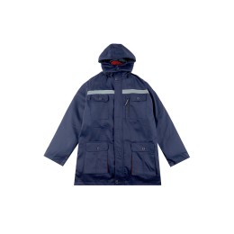 Designed multi-bag royal blue mid-length work clothes, customized reflective strip hooded cold-proof work clothes, cold room, cold warehouse, cold storage, removable hood, cold-proof warehouse SKWK169 Designed multi-bag royal blue mid-length work clothes, customized reflective strip hooded cold-proof work clothes, cold room, cold warehouse, cold storage, removable hood, cold-proof warehouse SKWK169